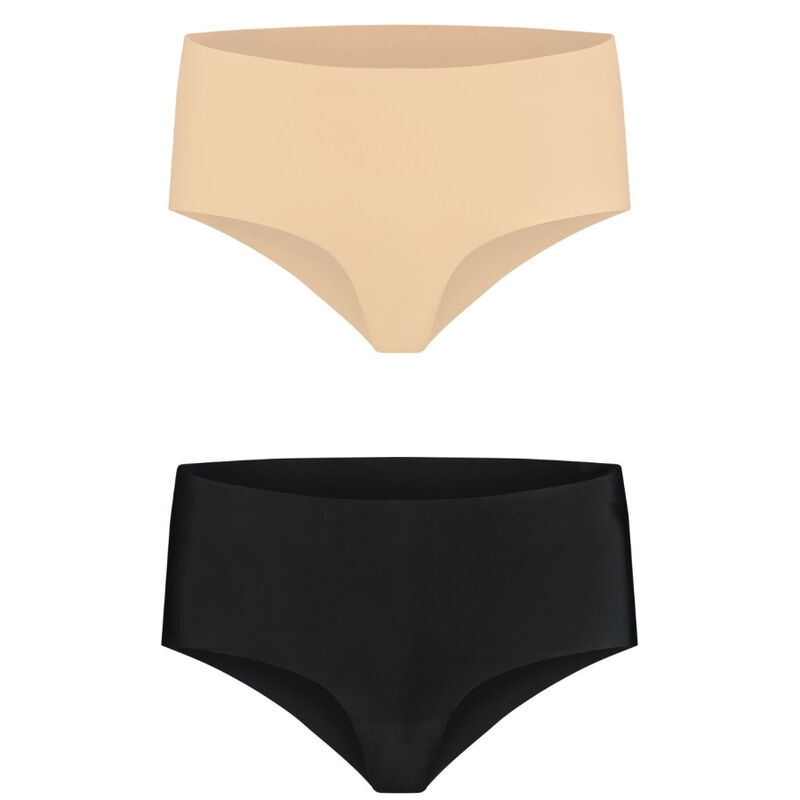 Bye Bra Invisible Highbriefs, bezešvé kalhotky s vysokým pasem, 2 kusy