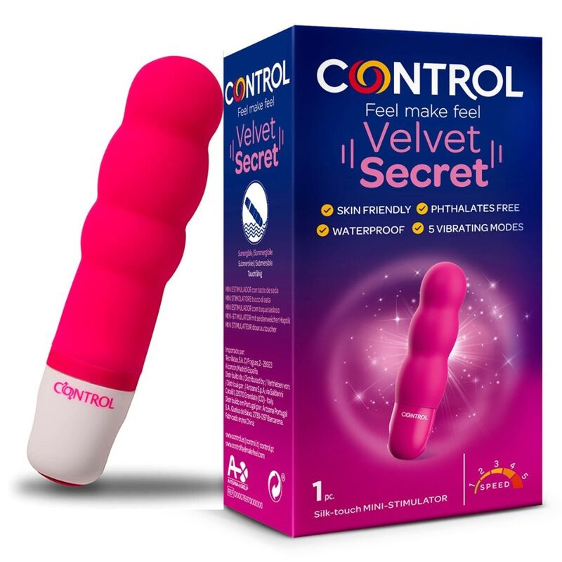 CONTROL Velvet Secret Mini klitorální vibrátor