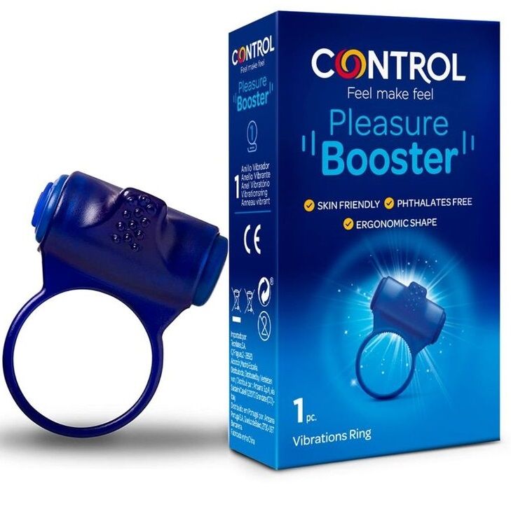 Vibrační erekční kroužek CONTROL Pleasure Booster