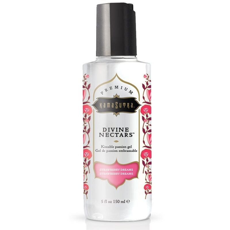 KamaSutra Divine Nectars Strawberry Dream lubrikační gel s jahodovou příchutí, 150 ml
