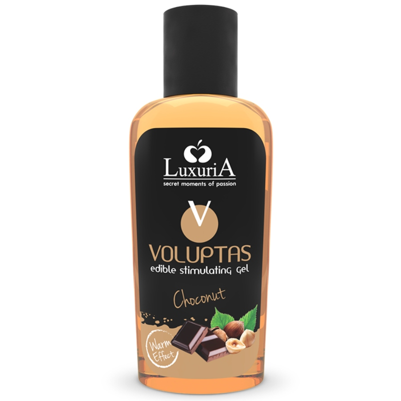 Intimateline Luxuria Voluptas masážní gel s příchutí Choconut