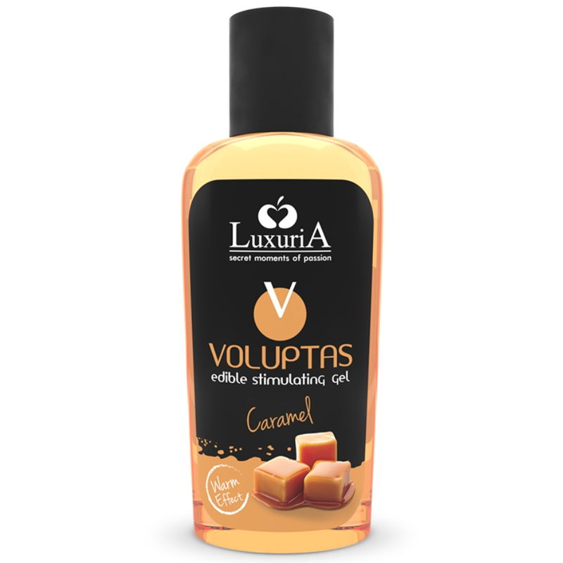Intimateline Luxuria Voluptas erotický masážní gel s karamelovou příchutí