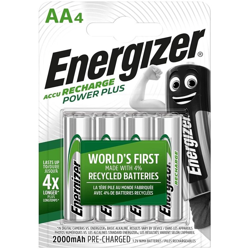 Nabíjecí AA baterie 2000 mAh s dlouhou výdrží pro různá zařízení ENERGIZER
