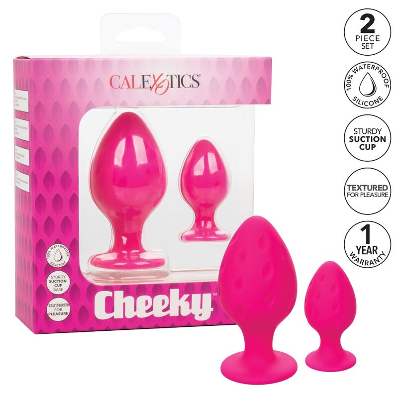 CalExotics Cheeky anální kolík v růžové barvě