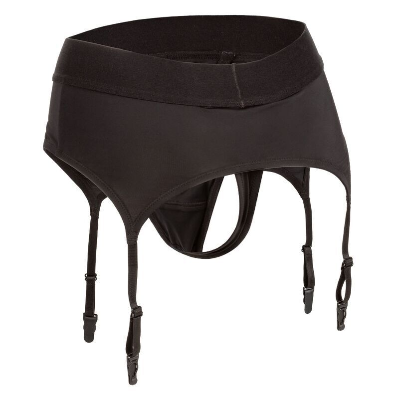 CalExotics Boundless postroj na strap on s podvazky S/M
