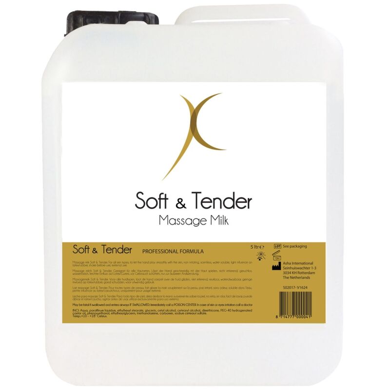 SOFT AND TENDER Masážní mléko 5.000 ml