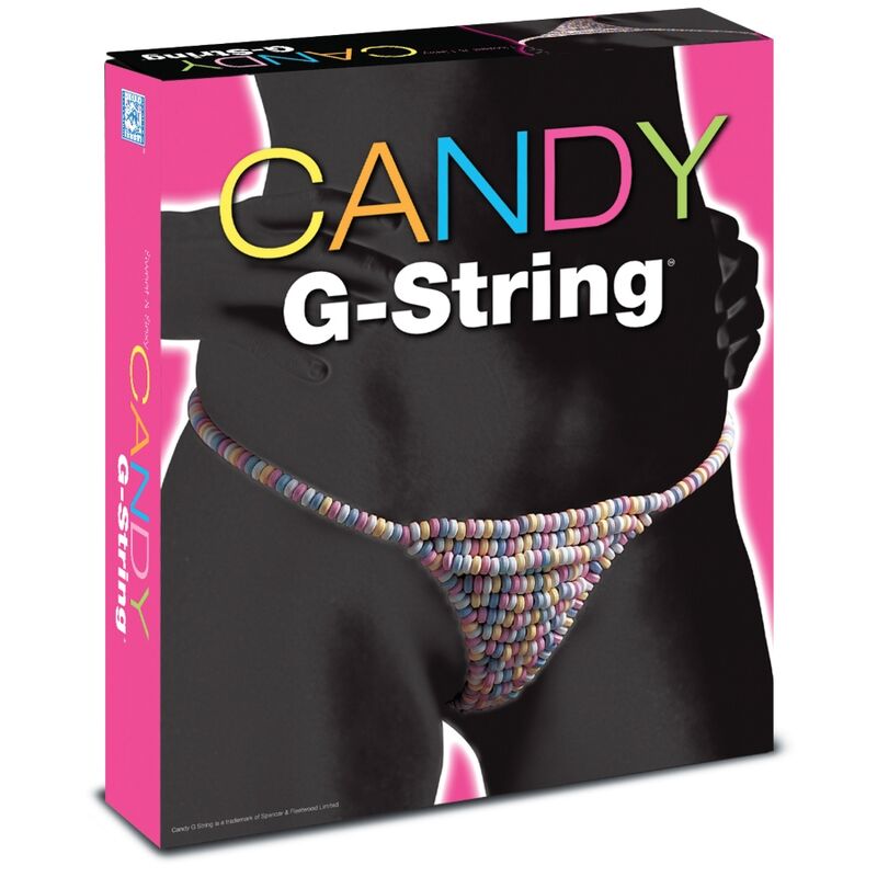 Dámská jedlá tanga SPENCER & FLEETWOOD Candy s příchutí tutti frutti