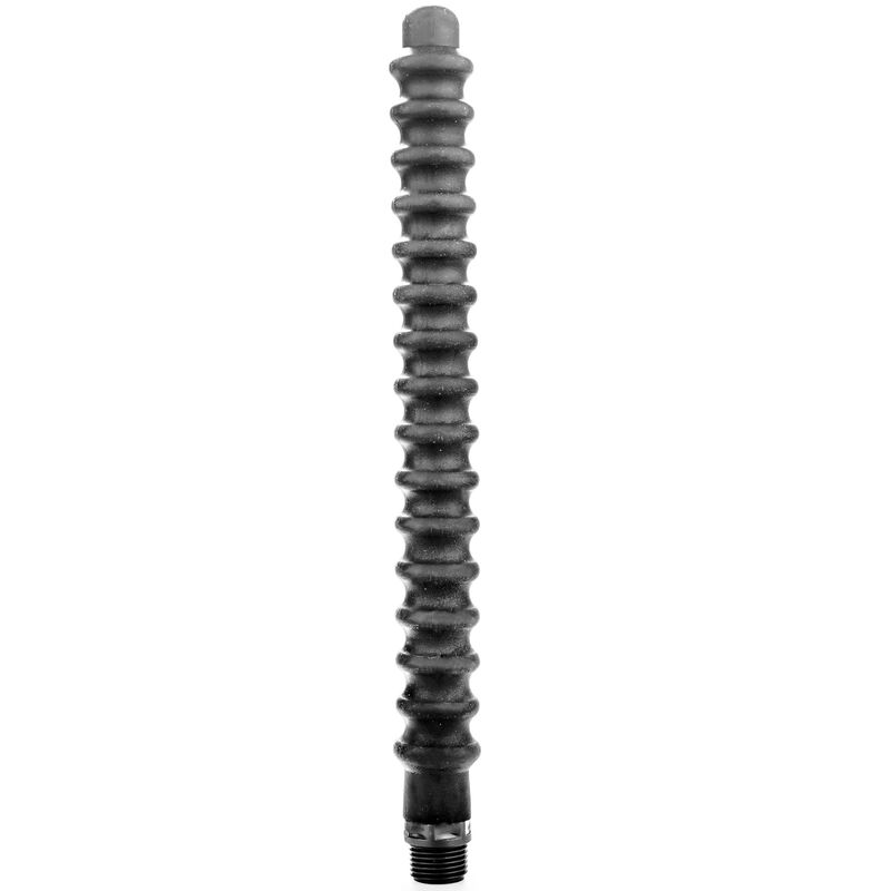 ALL BLACK Mega Ripple anální sprcha ze silikonu s univerzálním adaptérem