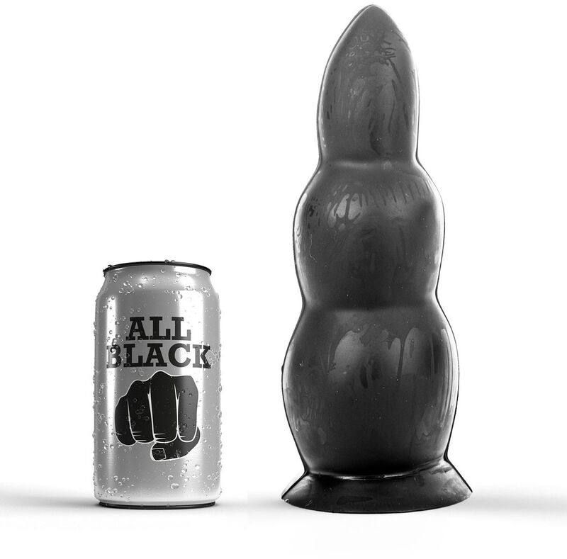 ALL BLACK anální kolík 23 cm