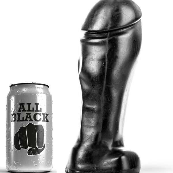 Dildo ALL BLACK o délce 22 cm
