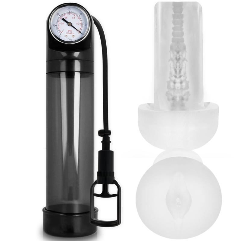 PUMP ADDICTED RX9 vakuová pumpa na penis s masturbátorem