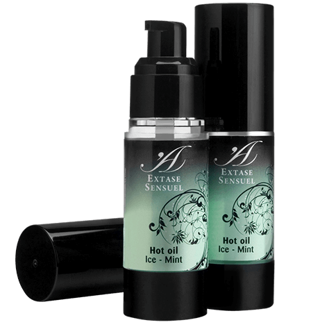 Masážní olej Extase Sensual s extra svěžím ledovým efektem, 100 ml