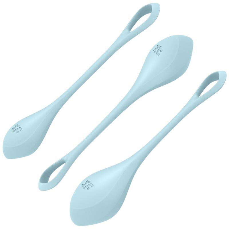 Venušiny kuličky Satisfyer Yoni Power 2, modré