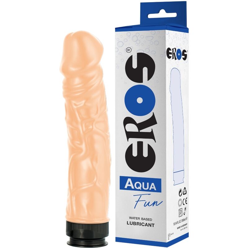Dildo EROS Aqua Fun s 300 ml lubrikačního gelu