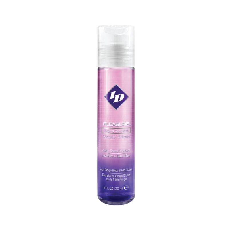 Lubrikační gel ID PLEASURE na vodní bázi s brnivým efektem, 30 ml
