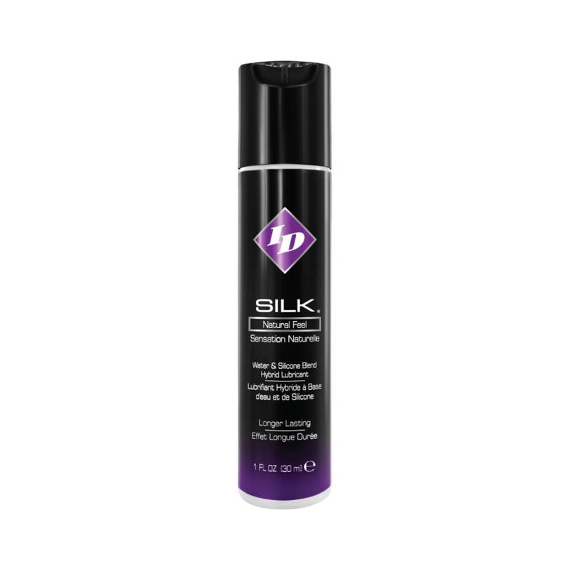 Hybridní lubrikační gel ID SILK na vodní a silikonové bázi, 30 ml