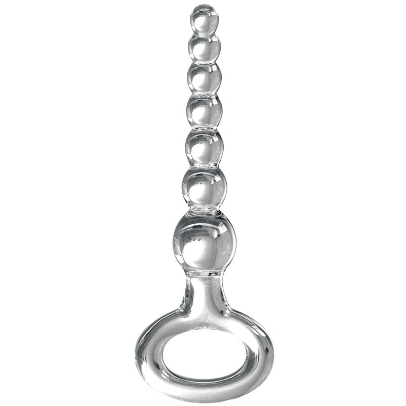 Skleněný anální plug ICICLES N. 67
