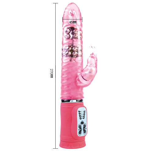 BAILE Cute Passion Bunny Rampante vibrátor, 27 cm