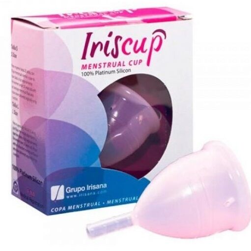 IRISCUP menstruační kalíšek Small, růžový, se sterilizačním sáčkem