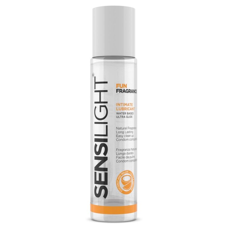 IntimateLine Sensilight ochucený lubrikační gel, kokos a meloun, 60 ml