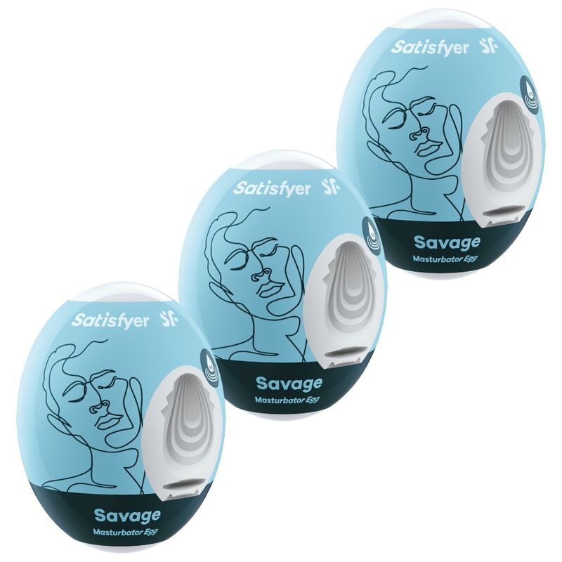 Masturbační vajíčka Satisfyer Savage, sada 3 kusů