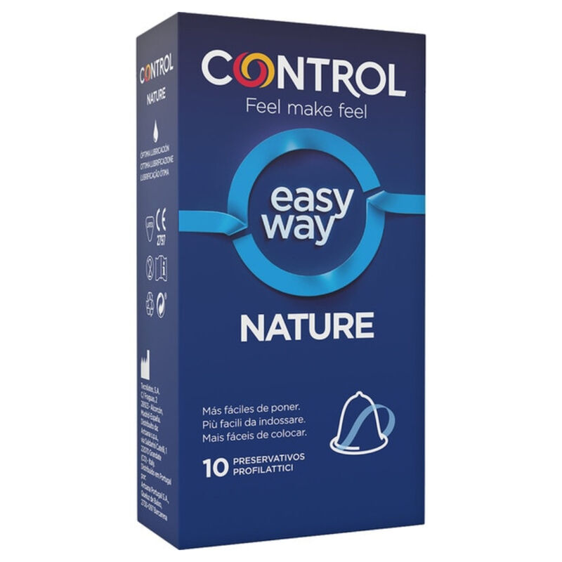 Kondomy CONTROL Nature Easy Way Standard, 10 kusů