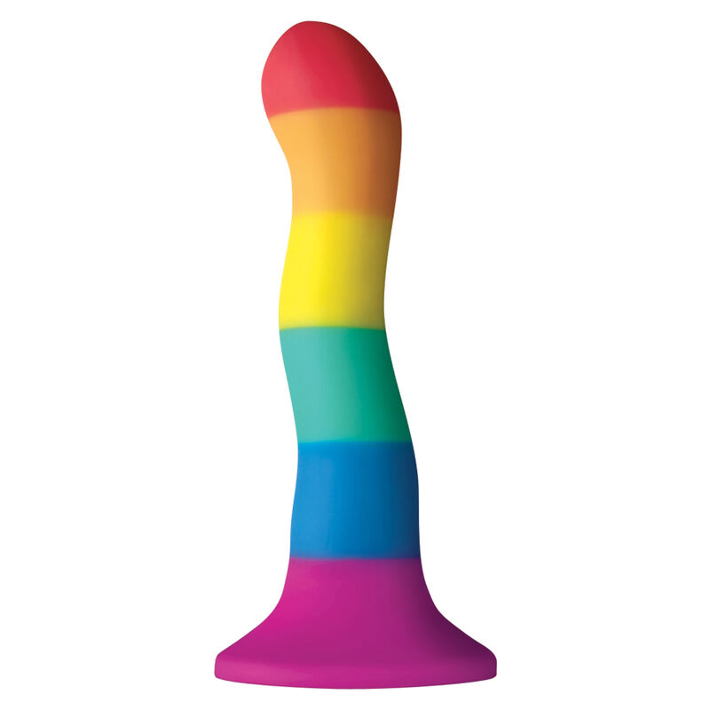 Dildo PRIDE Wave s přísavkou, 17 cm