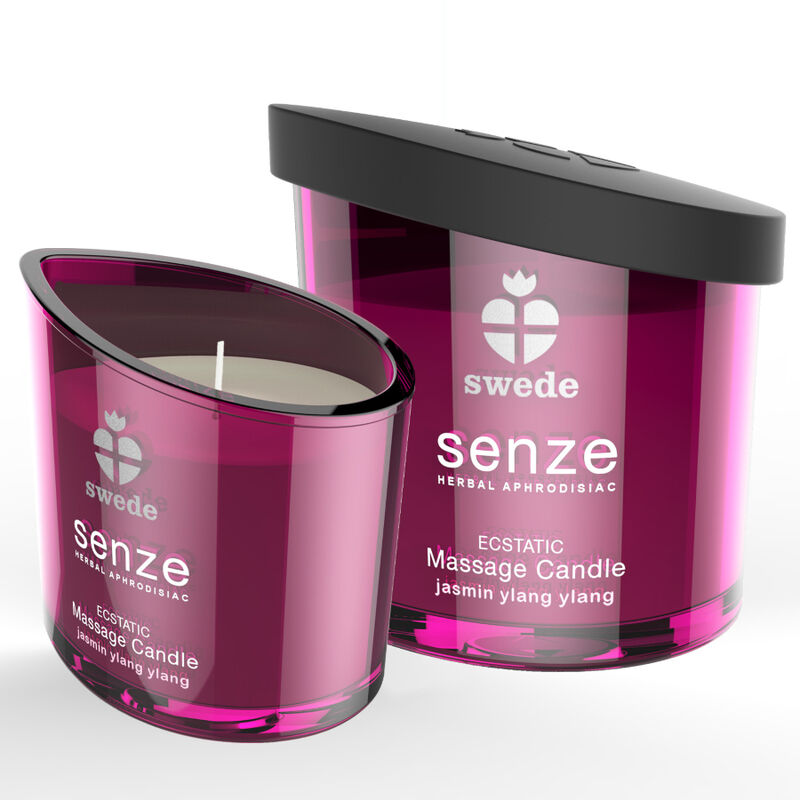 SWEDE Senze Ecstatic masážní svíčka s jasmínem a ylang ylang