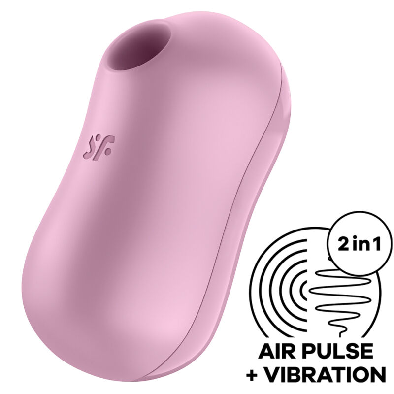 Tlakový vibrátor Satisfyer Cotton Candy, fialový