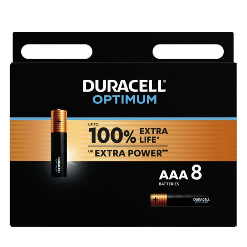Alkalické baterie AAA s dlouhou výdrží a skladovatelností až 10 let DURACELL
