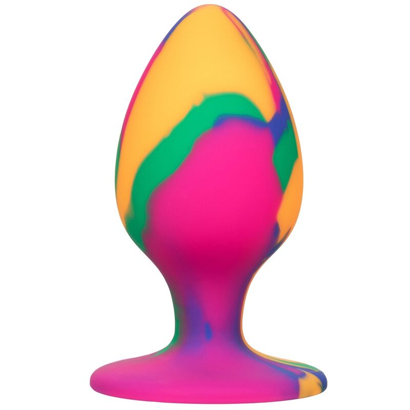 CalExotics Cheeky Tie Dye anální kolík s přísavkou