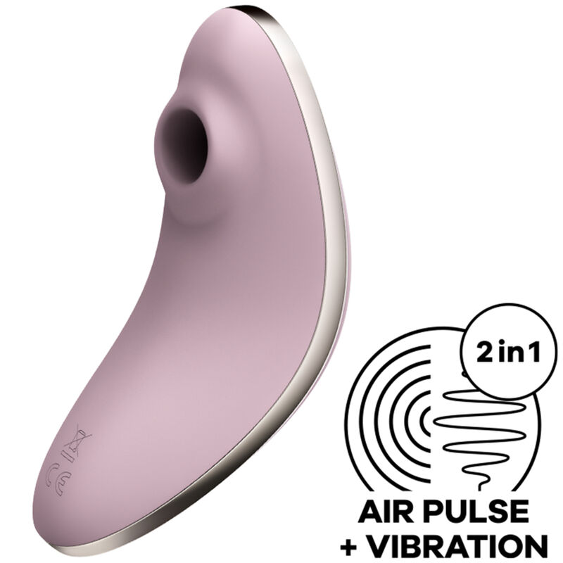 Vibrátor na klitoris se vzduchovými pulzy a vibračními režimy pro intenzivní stimulaci SATISFYER