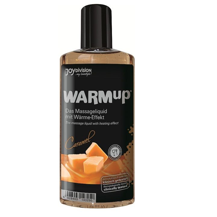 JOYDIVISION WARMup Caramel hřejivý masážní olej