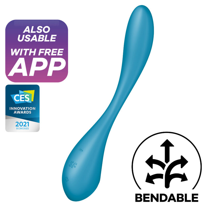Vibrátor na bod G Satisfyer G Spot Flex 5 s aplikací