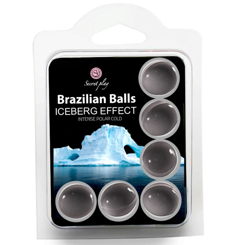 Secret Play Brazilian Balls Iceberg Effect, 6 masážních olejových kuliček