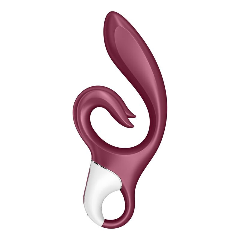 Králíček s vibrátorem na bod G, dvojí stimulací a příjemným silikonem SATISFYER