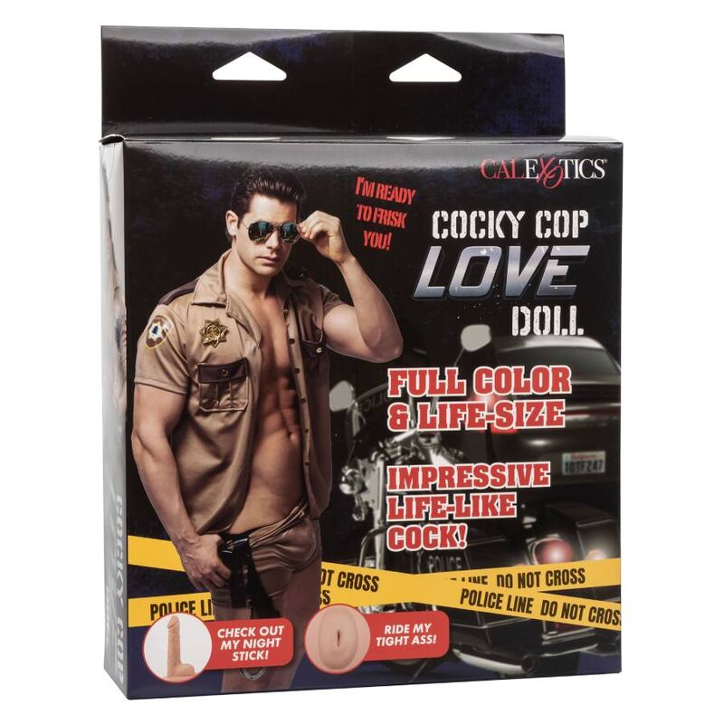 Nafukovací sexuální panna CalExotics Cocky Cop