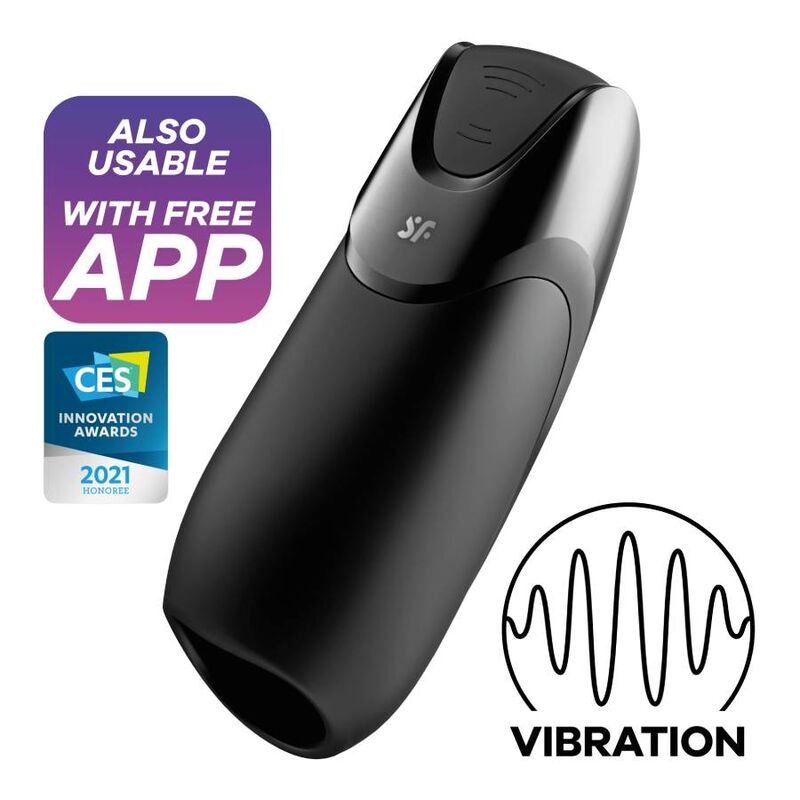 Elektrický masturbátor Satisfyer Men Vibration+ Black