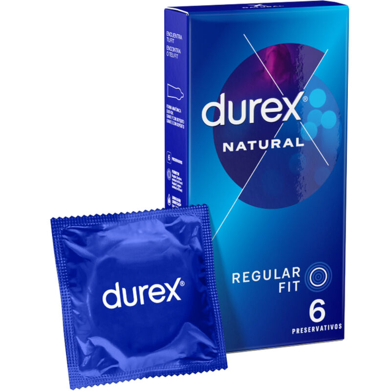 Kondomy Durex Natural Classic Standard, 6 kusů