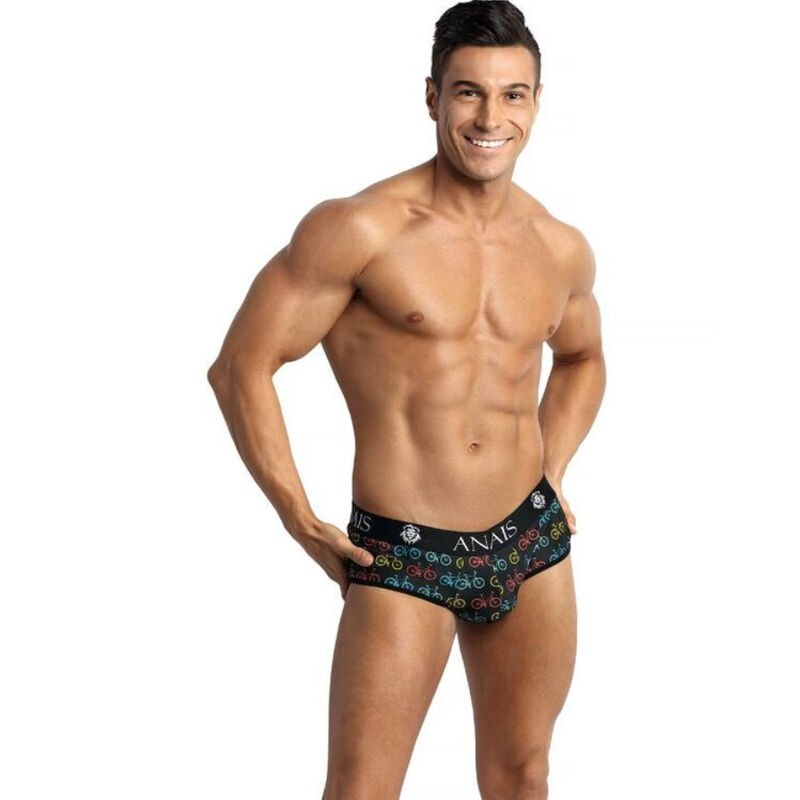 Bikini jockstrap slipy s odhaleným pozadím a elastickým materiálem ANAIS MEN