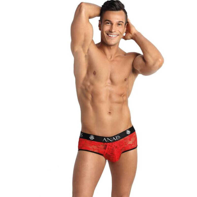 Krajkový jockstrap s otevřeným zadním dílem pro svůdný vzhled ANAIS
