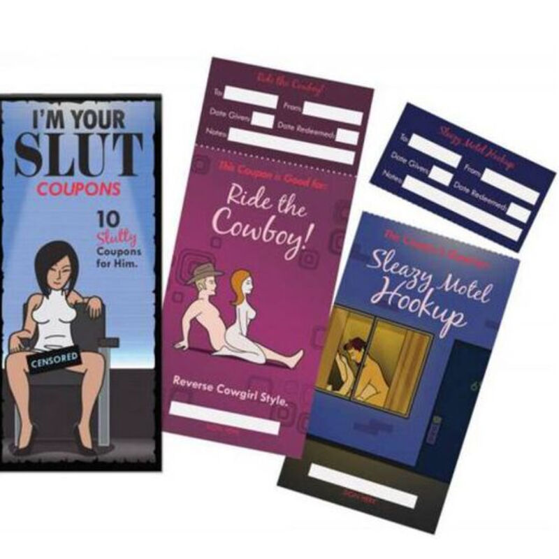 KHEPER GAMES I’m Your Slut Coupons, 10 poukazů v angličtině