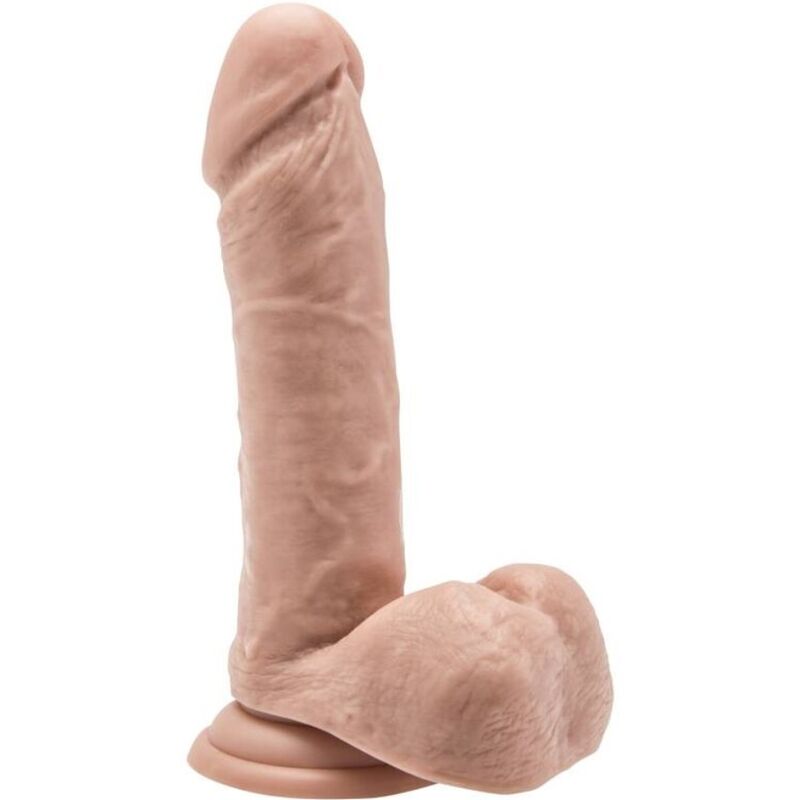 GET REAL realistické dildo s varlaty, 18 cm