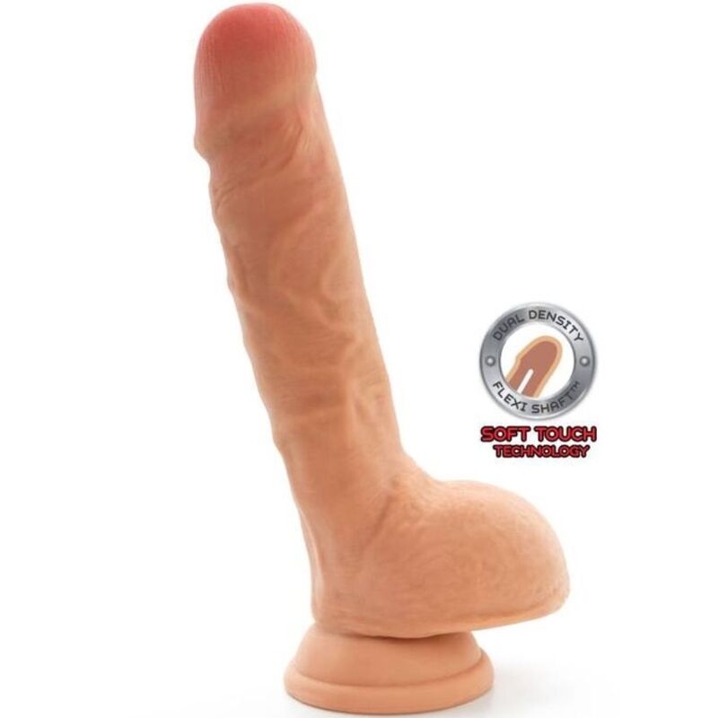 GET REAL dildo Dual Density s varlaty, 25,5 cm