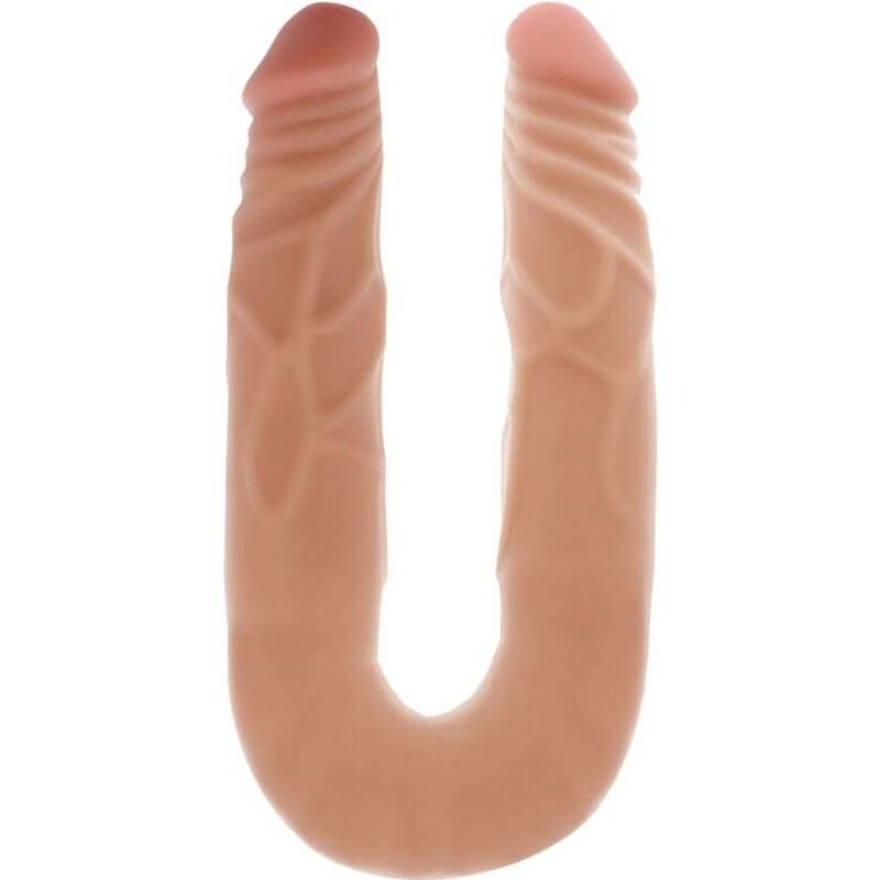 GET REAL oboustranné dildo 35 cm, barva Skin