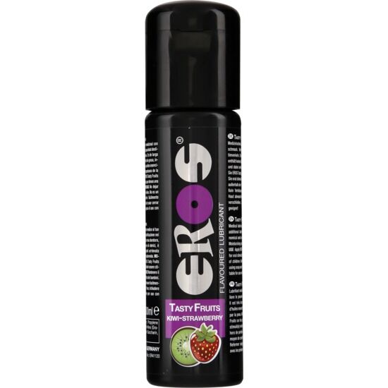 EROS Tasty Fruits lubrikační gel s příchutí kiwi a jahody, 100 ml