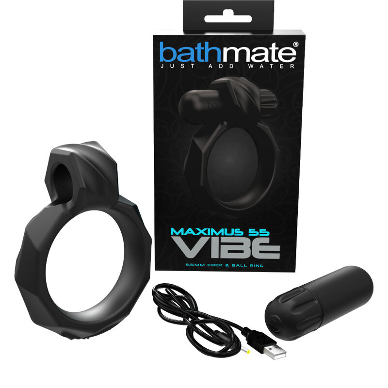 BATHMATE VIBE RING MAXIMUS 55, vibrační penilní kroužek
