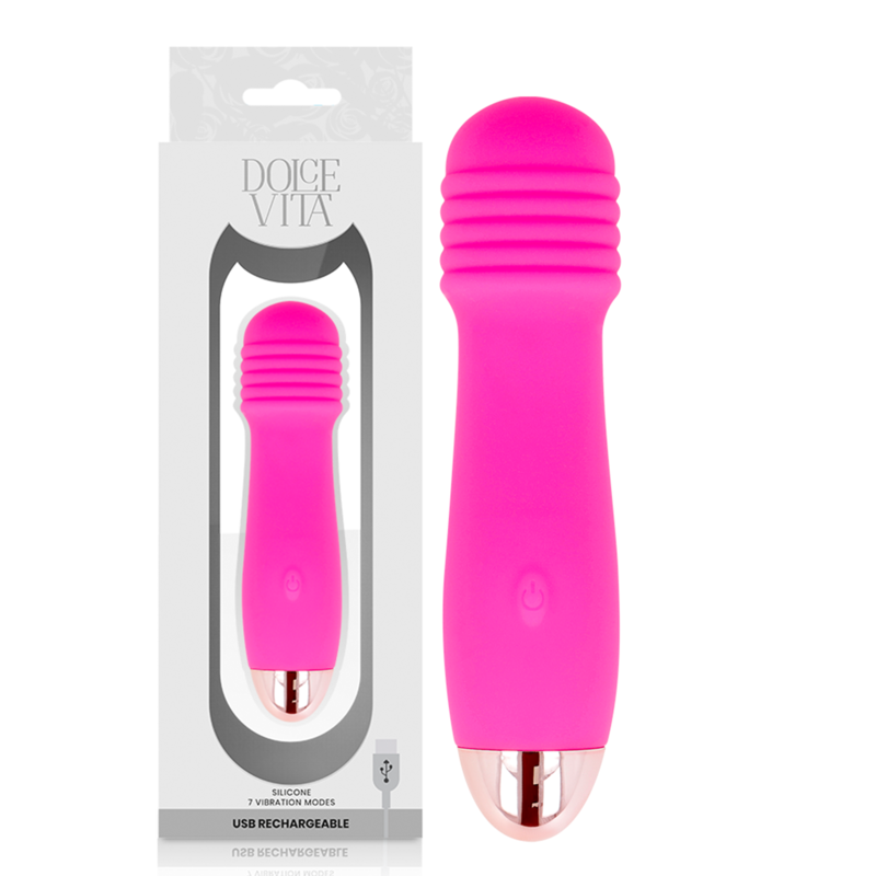 Mini vibrátor Dolce Vita Three, růžový