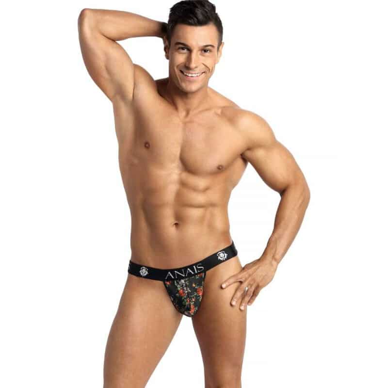 Tanga jockstrap z měkkého pružného materiálu s tvarujícím zadním střihem ANAIS