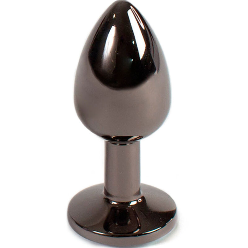 Anální kolík SECRETPLAY z hliníku, odstín gunmetal, 7 cm